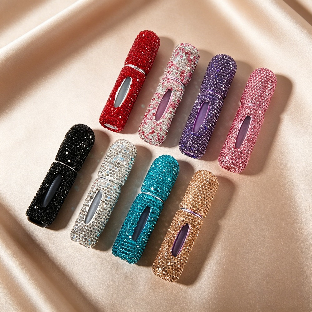 Perfume Fine Fragrance - New 5ML Rhinestone Perfume Bottle Atomizer