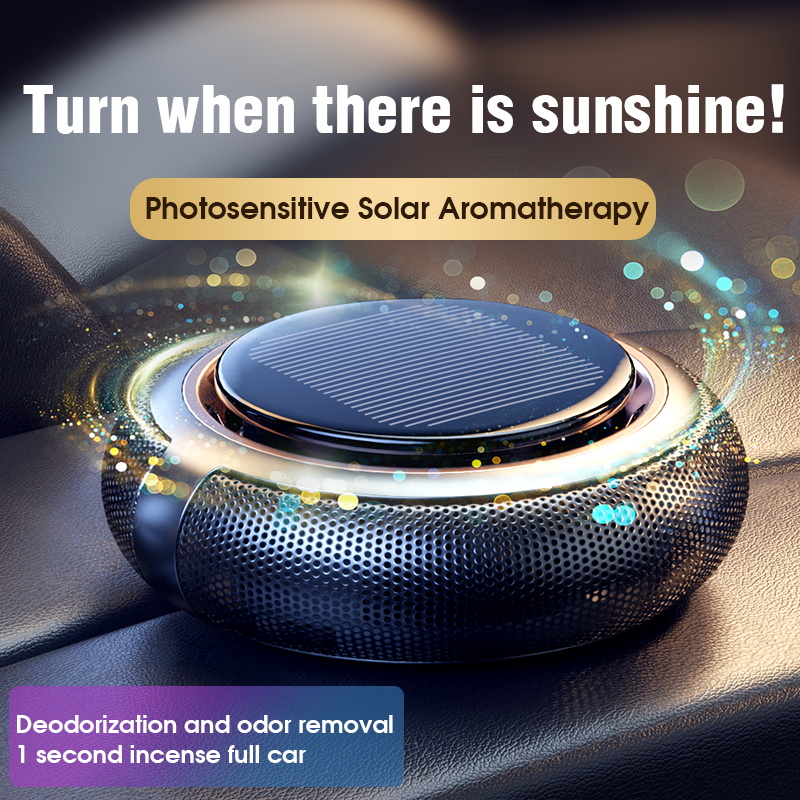 Perfume Fine Fragrance - New High-Quality Solar Energy Rotating Aromatherapy