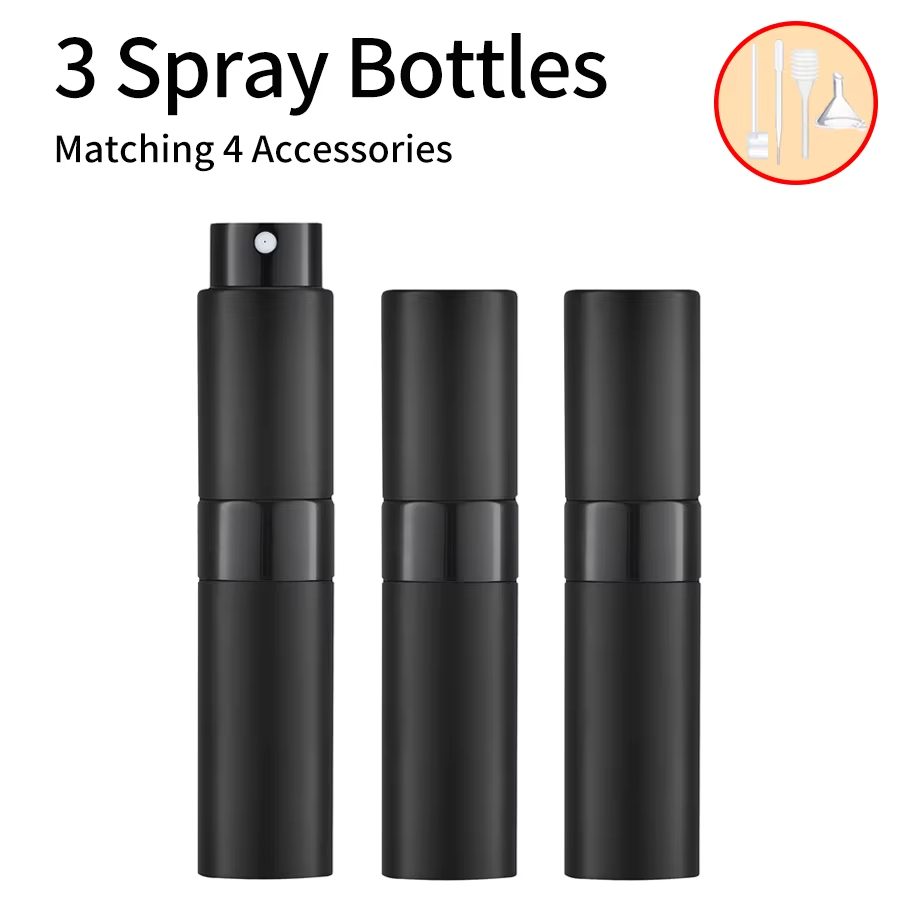 Perfume Fragrance Refill - 3pcs+4 Accessories 8ML Perfume Spray Bottle