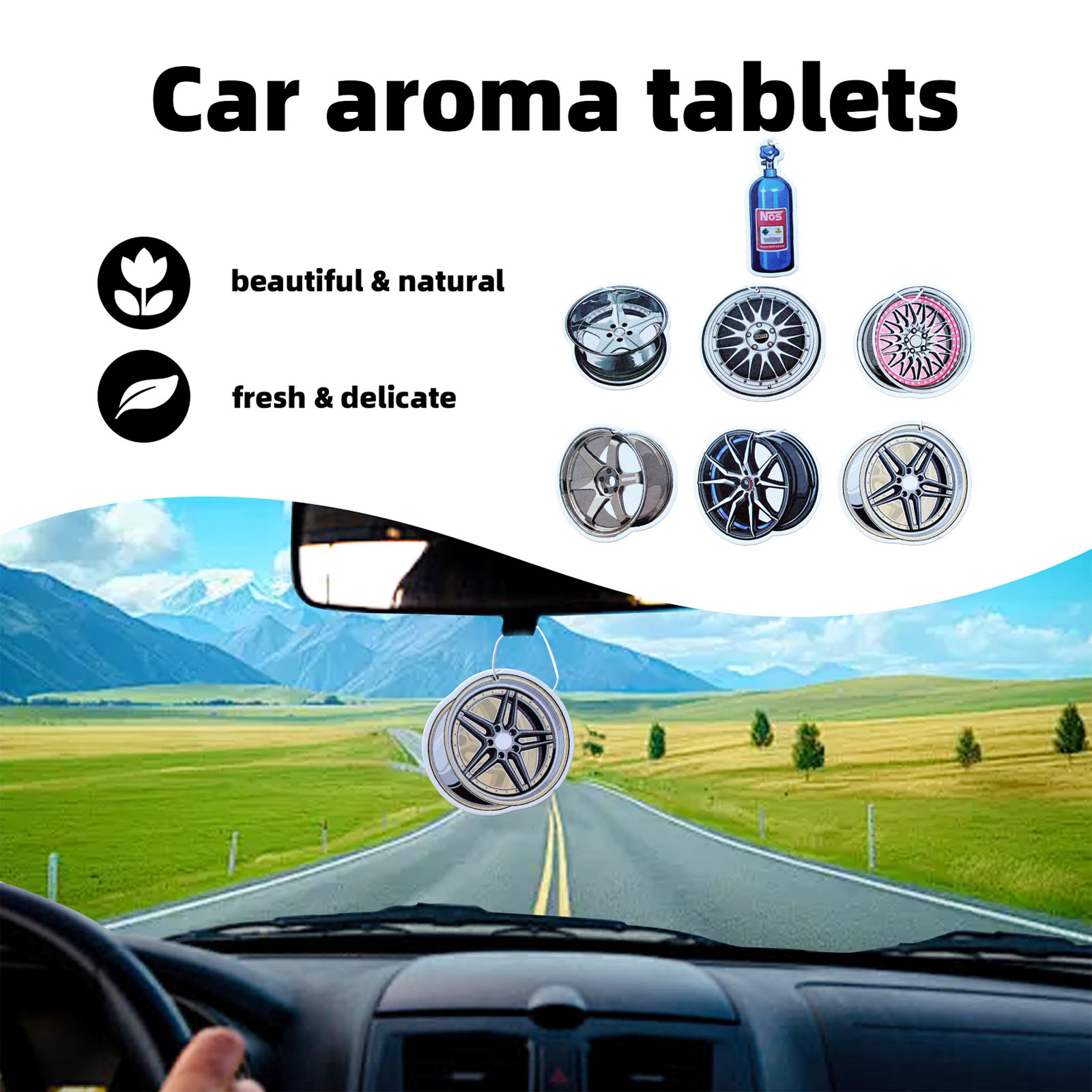 Wheel-shaped Japanese car air  - огляд і ціна Perfume Fragrance Wheel