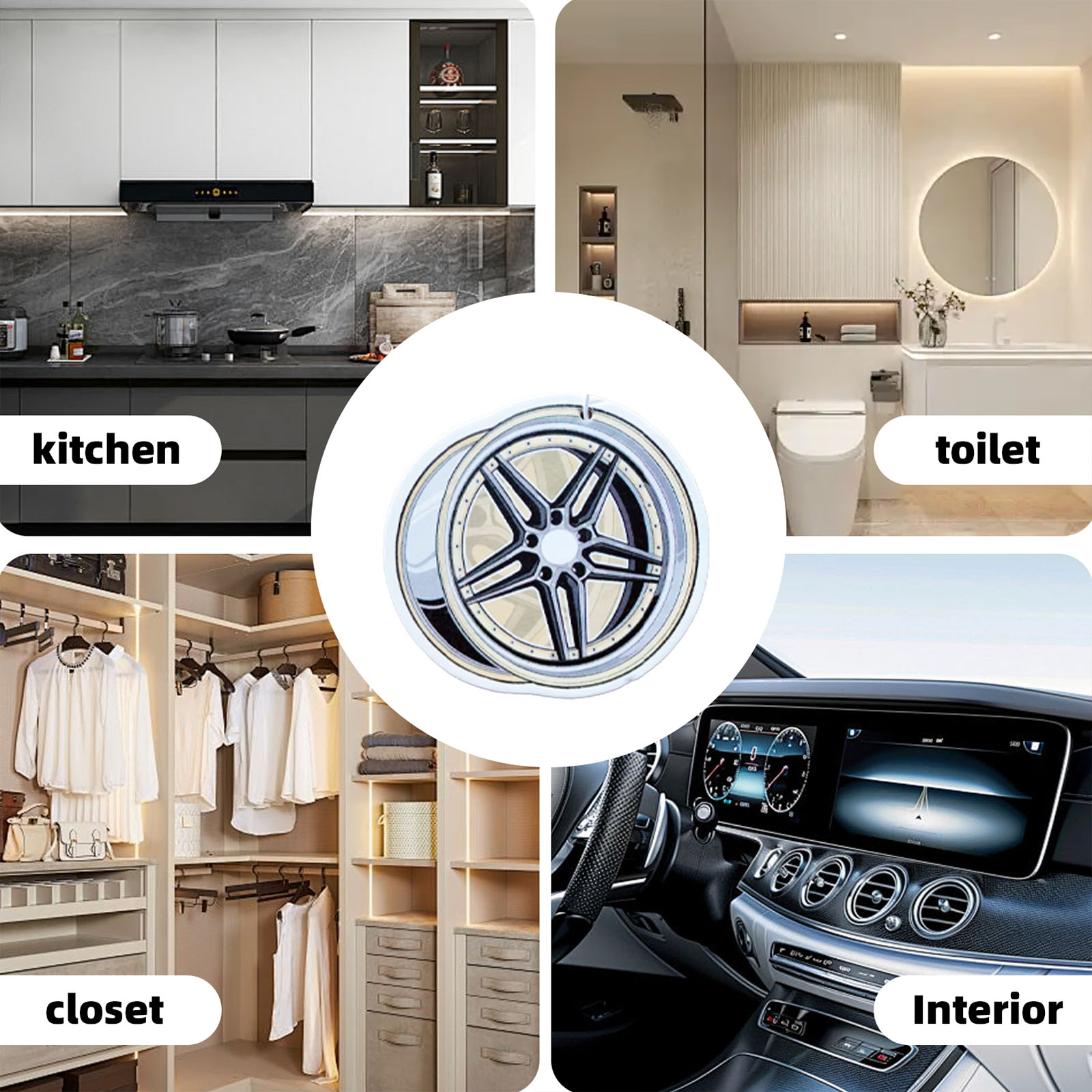 Wheel-shaped Japanese car air  - огляд і ціна Perfume Fragrance Wheel