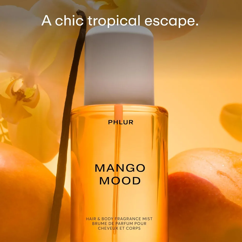 PHLUR Mango Mood Hair & Body F - огляд і ціна Perfume Fragrance Hair Spray