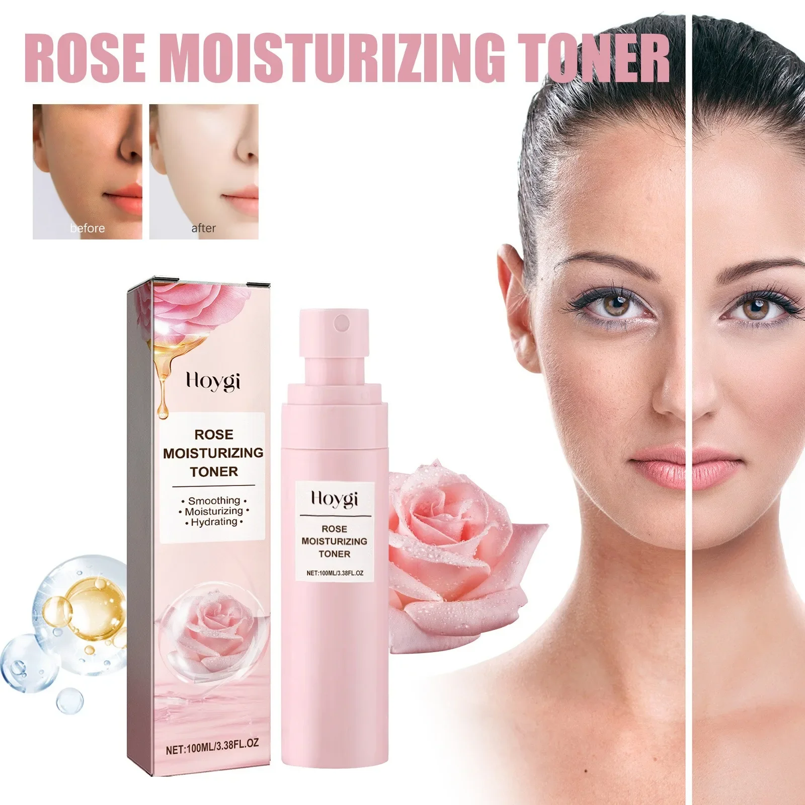 Rose Water Facial Spray Moistu - огляд і ціна Rose Water Spray